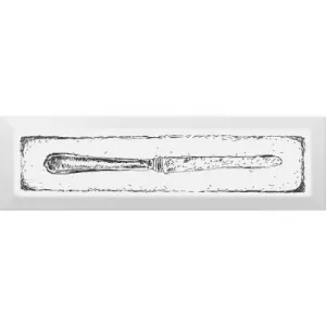 Декор Kerama Marazzi Knife/нож черный NT\B25\9001 8,5*28,5 см