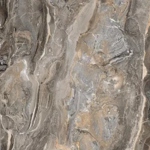 Керамогранит Vitra MarbleSet Оробико Темный Греж 7 Лаппатированный коричневый 60х60 см