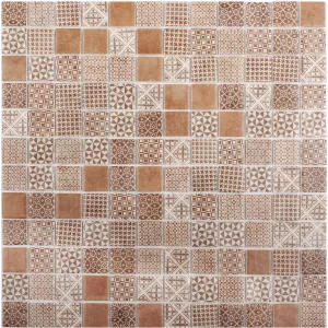 Стеклянная мозаика Vidrepur Born Brown 31,7х31,7 см