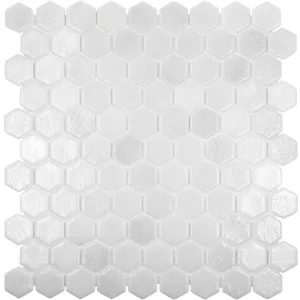 Стеклянная мозаика Vidrepur Hexagon Colors 514 31,7х30,7 см