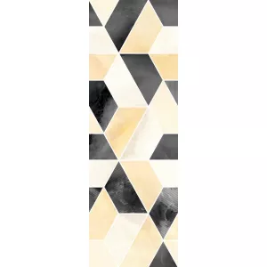 Плитка облицовочная Керамин Асуан 7Д геометрия многоцветный 75х25