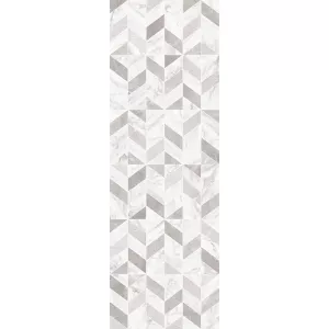 Декор Marazzi Marbleplay Decoro Naos White белый 30x90 см