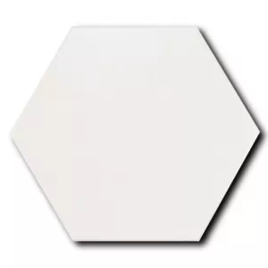 Керамогранит Equipe Scale Hexagon Porcelain White натуральный 10.1x11.6 см