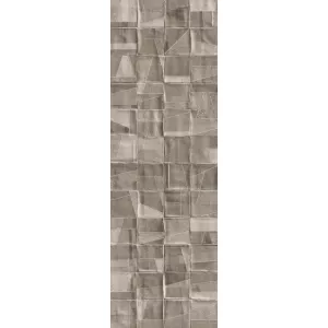 Плитка Meissen Keramik Nerina Slash рельеф серый 29x89 см