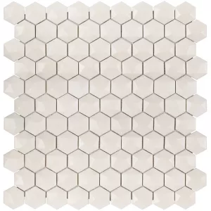 Стеклянная мозаика Vidrepur Hexagon Matt honey 904D 31,7х30,7 см