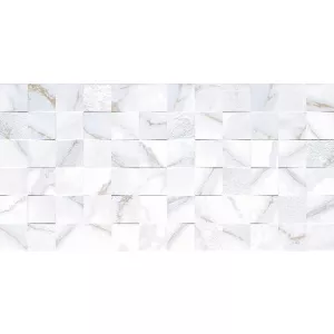 Плитка настенная Тянь Шань Дафнис Декор белый 1,8 м2 TP3660H 60х30 см