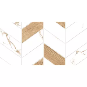 Плитка облицовочная Global Tile Marmaris геометрия белый 50*25 см
