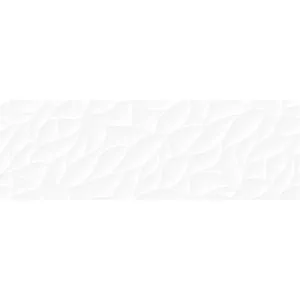 Плитка облицовочная Cersanit Glory белый рельеф GOU052-53 1,12 м2, 75х25 см
