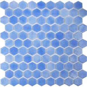 Стелянная мозаика Vidrepur Hexagon Colors 110 31,7х30,7 см