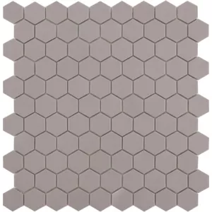 Стеклянная мозаика Vidrepur Hexagon Nordic № 926 Бежевый 31,7х31,7 см