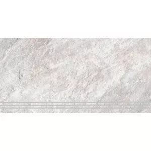 Ступень Керамин Кварцит 7 серый 29.5х60 см