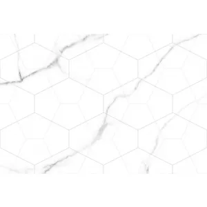 Декор Global Tile Vega геометрия белый 40*27 см