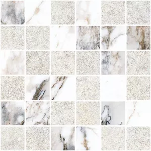 Мозаика Vitra Marble-Stone Белый Матовый-Лаппато Ректификат 30х30 см