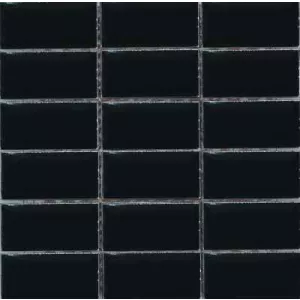 Плитка настенная Vitra Metro Tiles Черный Глянцевый 5х10 см