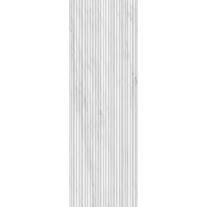 Плитка настенная Marazzi Marbleplay White Struttura Mikado 3D Rett. белый 30х90 см