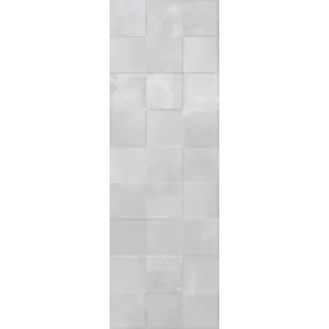 Плитка настенная Meissen Keramik Bosco Verticale рельеф серый 25х75 см