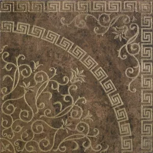 Декор Ape Ceramica Roseton arka marron A017743 45х45