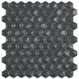 Стеклянная мозаика Vidrepur Hexagon Nordic № 908 D 31,7х30,7 см