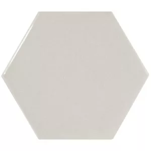 Плитка настенная Equipe Scale Hexagon Light Grey глазурованный глянцевый 10.7x12.4 см