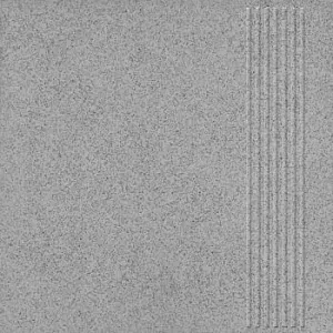 Керамический гранит ступени Шахтинская плитка Техногрес Профи 10405001439 серый 01 30х30 см