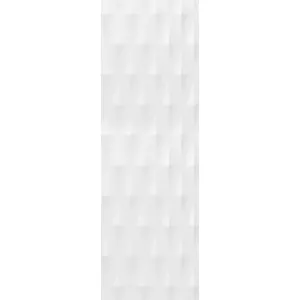 Плитка Meissen Keramik Trendy рельеф пики белый 25х75 см