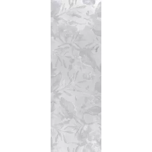 Плитка настенная Meissen Keramik Bosco Verticale цветы серый 25х75 см