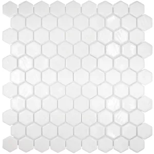 Стелянная мозаика Vidrepur Hexagon Colors 100 31,7х30,7 см