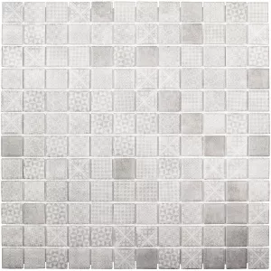 Стеклянная мозаика Vidrepur Born Grey 31,7х31,7 см